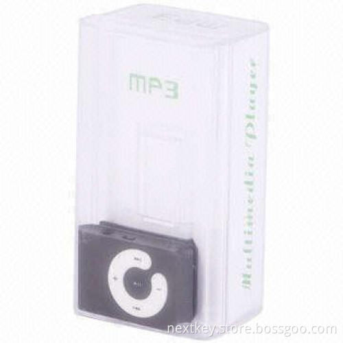 Clip-on MP3 Player with USB Port, Supports MP3 Music Format with Card Slot